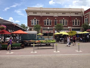 The expanded Downtown Market area in the City of Roanoke.