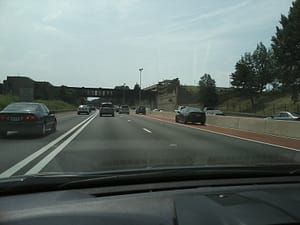 Hard Shoulder Lane on Interstate 66 in Northern Virginia